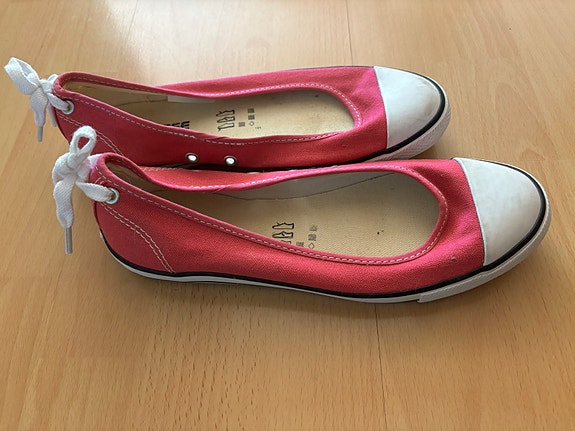 Converse ballerinat koko 38,5 pinkki