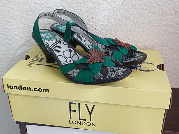 Fly London Leah nahka kengät 38