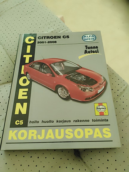 Citroën C5 korjausopas 2001–2008