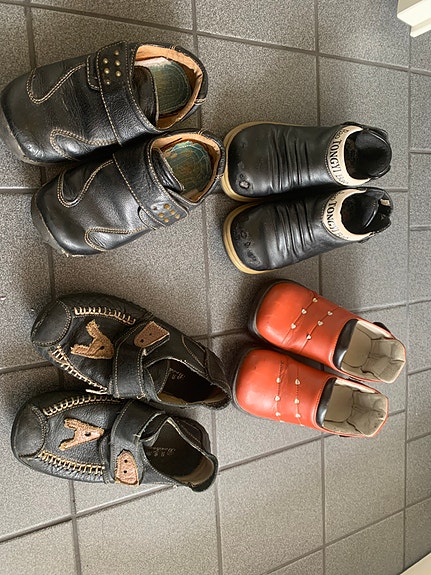 Kids leather shoes