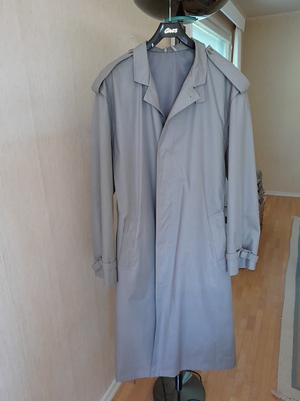Miesten popliinitakki/trenchcoat