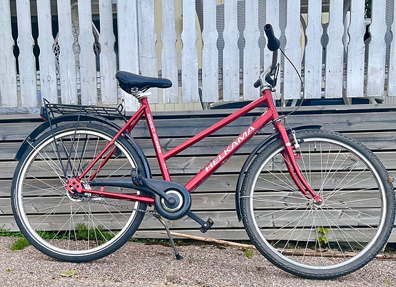 Helkaman 26" pyörä. Erittäin hyvä ajaa