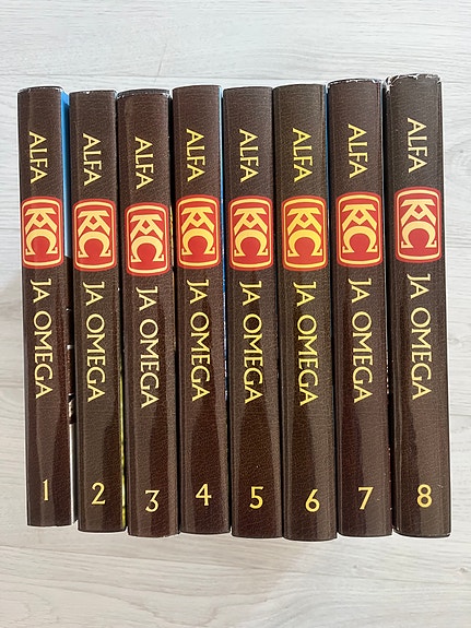 Alfa ja Omega kirjasarja 1-8
