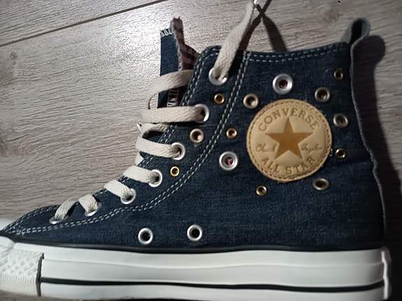 Converse 39/25cm denim/niitti tennarit