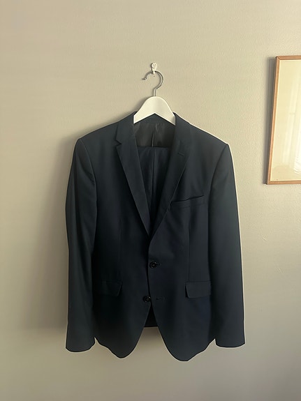 Selected miesten sininen puku koko 46/44