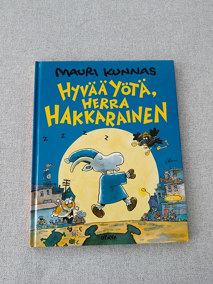 Hyvää yötä Herra Hakkarainen -kirja