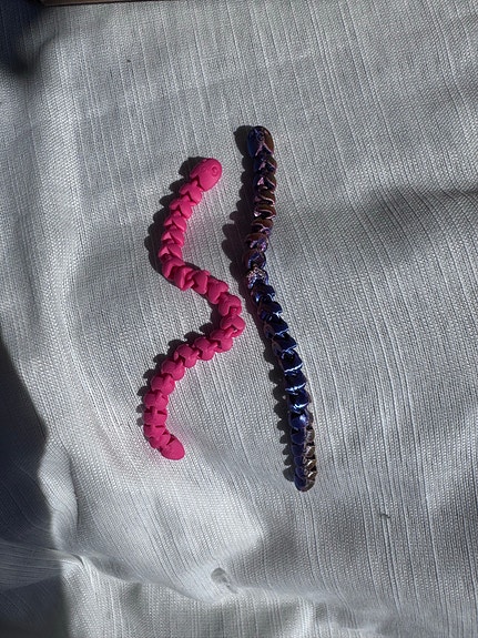 3d printattu käärme/snake lelu