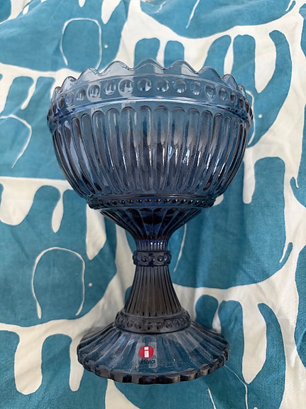 Iittala Mariskooli tarjoilukulho sininen