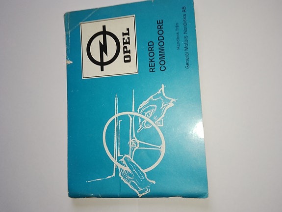 Opel Commodore B , rekord D omistajan käsikirja