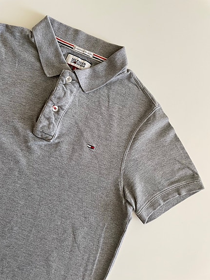 Tommy Hilfiger harmaa pikee paita S