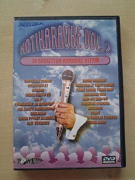 Karaoke-DVD:t Kotikaraoke Vol. 1 & 2 + Idols Karaoke Vol. 1, Finkids 2