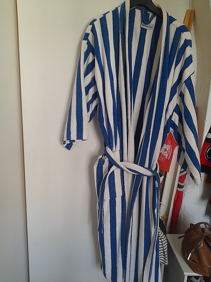 Marimekko kylpytakki XL raidallinen kirjava