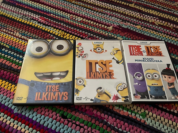 Itse ilkimys DVD-elokuvat 3 kpl