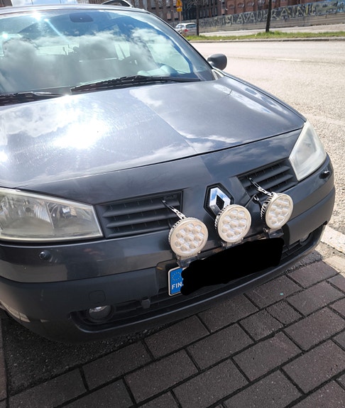 Lisävalot 3 kpl, led ajovalo