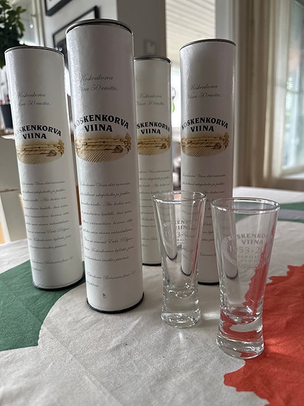Iittala snapsilasit lasia