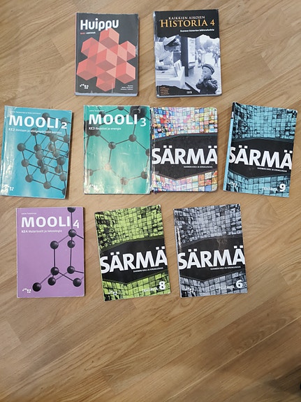 Mooli kemian oppikirjat