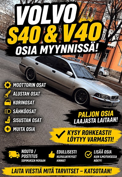 Volvo S40 V40 varaosia