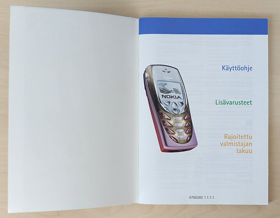 Nokia 8310 käyttöohje