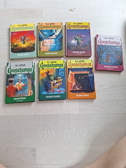 Goosebumps kauhukirjat 7 kpl