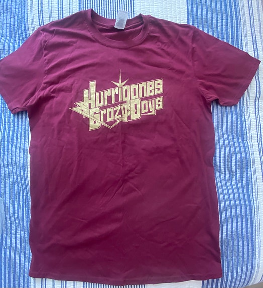 Viininpunainen Hurriganes Grazy Days unisex t-paita, koko M