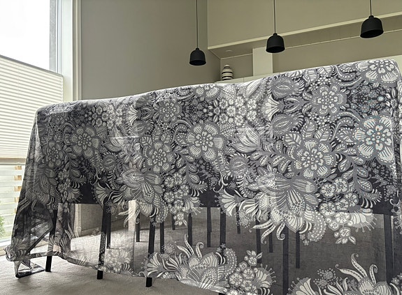 Vallilan valmisverho 142x250 cm vitosella
