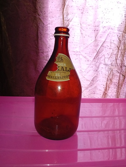Kotikaljapullo 2L Ruskea lasi