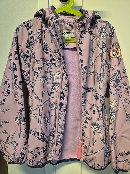 Racoon softshell-takki, koko 134 laventeli