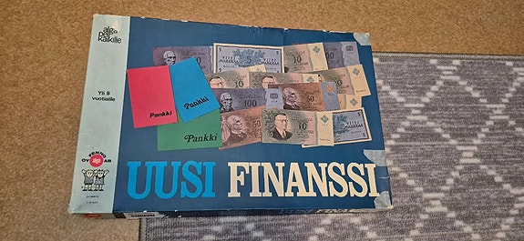Uusi Finanssi retro lautapeli 70-luvulta