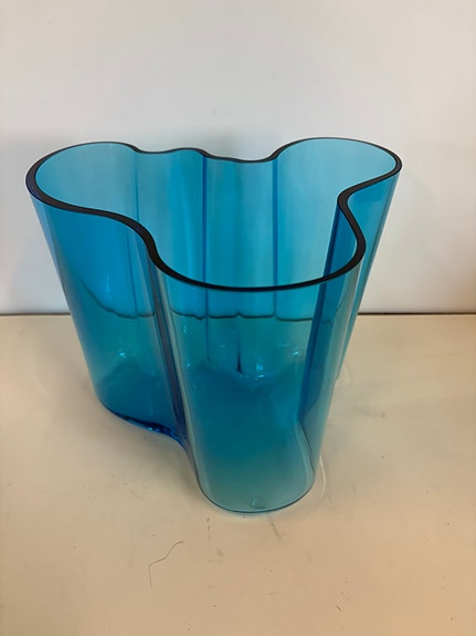 Aalto maljakko turkoosi 160mm