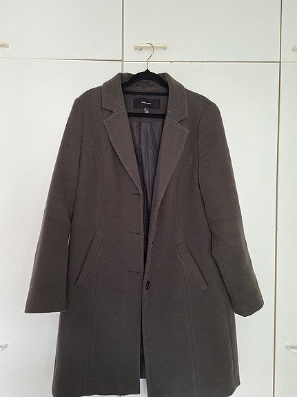 Vero Moda villakangastakki L harmaa
