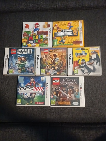 Nintendo 3ds/ds pelejä