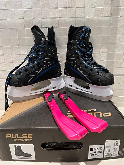 Pulse luistimet koko 29 + suojat
