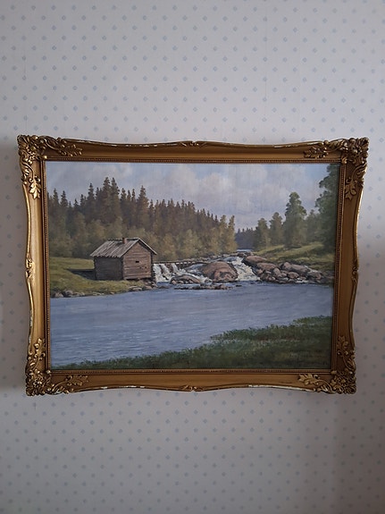 Leo Pahlaman maalaus Kalliokoskesta/