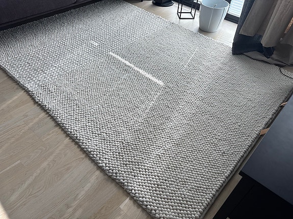 IKEA Ibsker vaalea villamatto