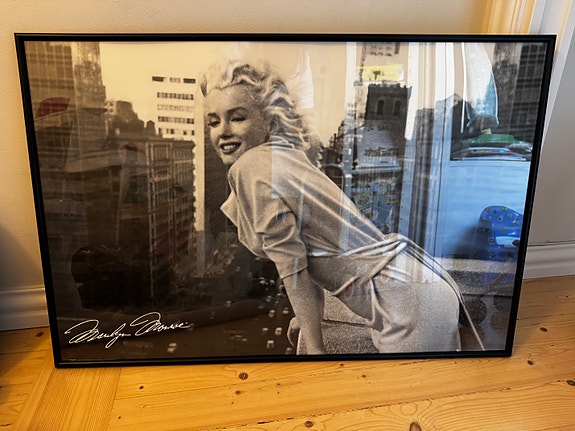 Marilyn Monroe taulu kehyksineen