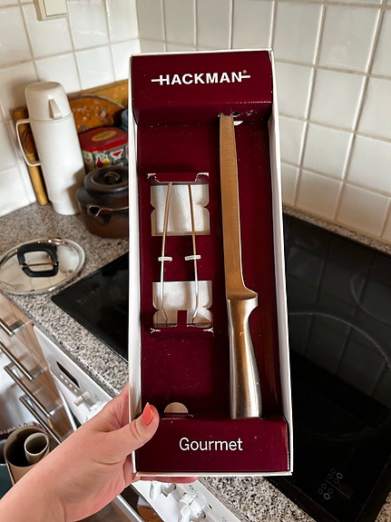 Hackman Gourmet paistiveitsi ja lämpömittari