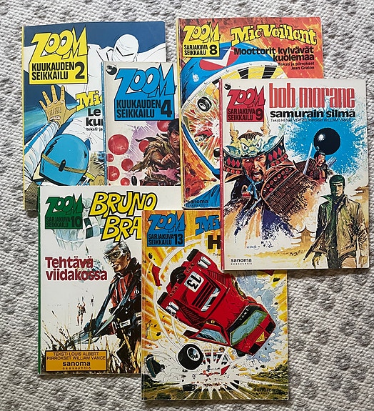 Zoom sarjakuvalehdet sekalainen nippu