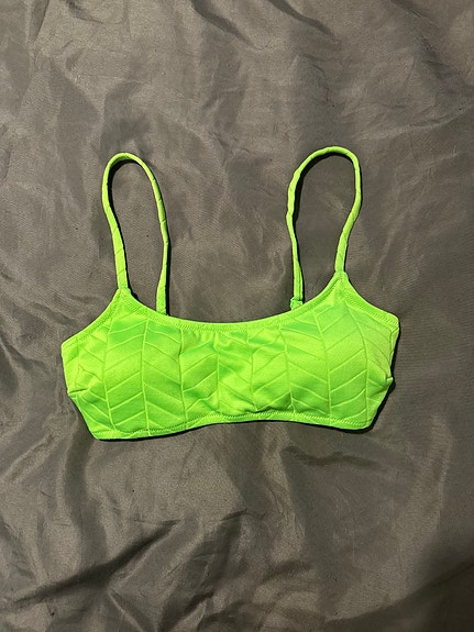 Cubus bikinitoppi koko 38 neon vihreä