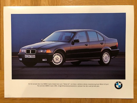 Esite BMW E36 3-sarja 1991 316i - 318i - 320i - 325i