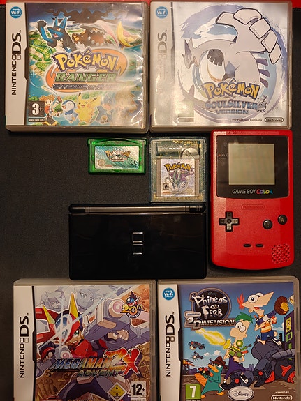 pokemon pelit ja konsolit + pari muuta
