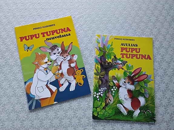 PUPU TUPUNA - kirjat 2 kpl
