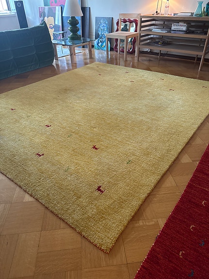 Gabbeh käsinsolmittu matto