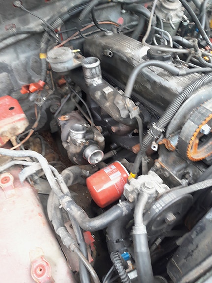 Mitsubishi dieselmoottori ja osat