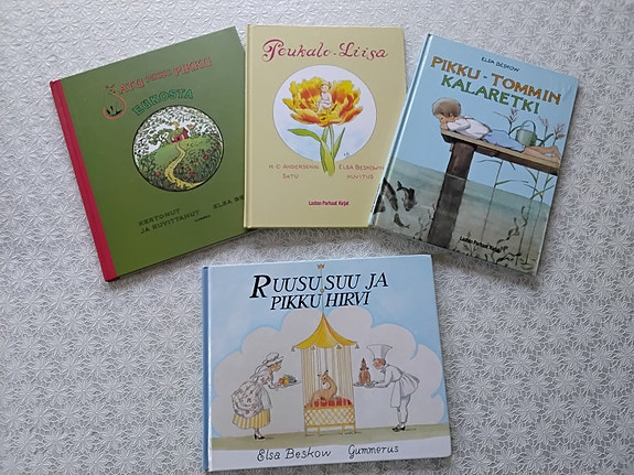 ELSA BESKOW satukirjat 4 kpl