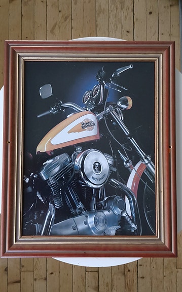 Harley Davidson taulu (valokuva)