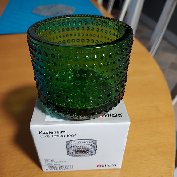 Iittala Kastehelmi tuikkukippo vihreä