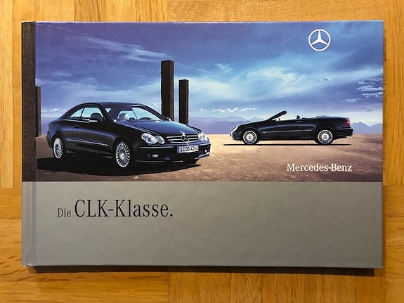 Esite Mercedes C209 CLK vuodelta 2007 / 2008, myös CLK 63 AMG - W209