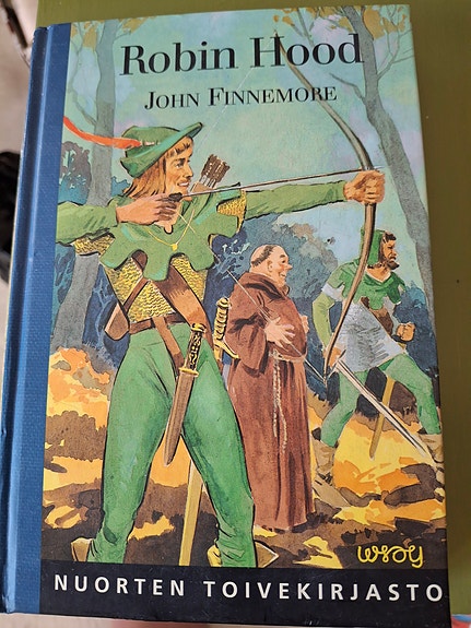 John Finnemore Robin Hood -kirja kovakantinen