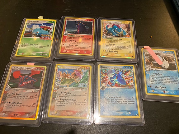 Pokemon holo rare kortteja