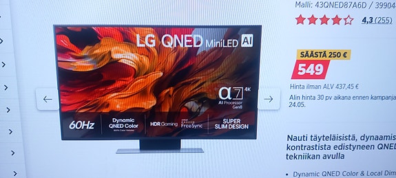 Äly tv myynnissä.